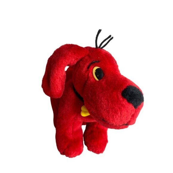 Vintage 2000 Scholastic Clifford The Big Red Dog Plush Toy With Collar 10" - Picture 2 of 6